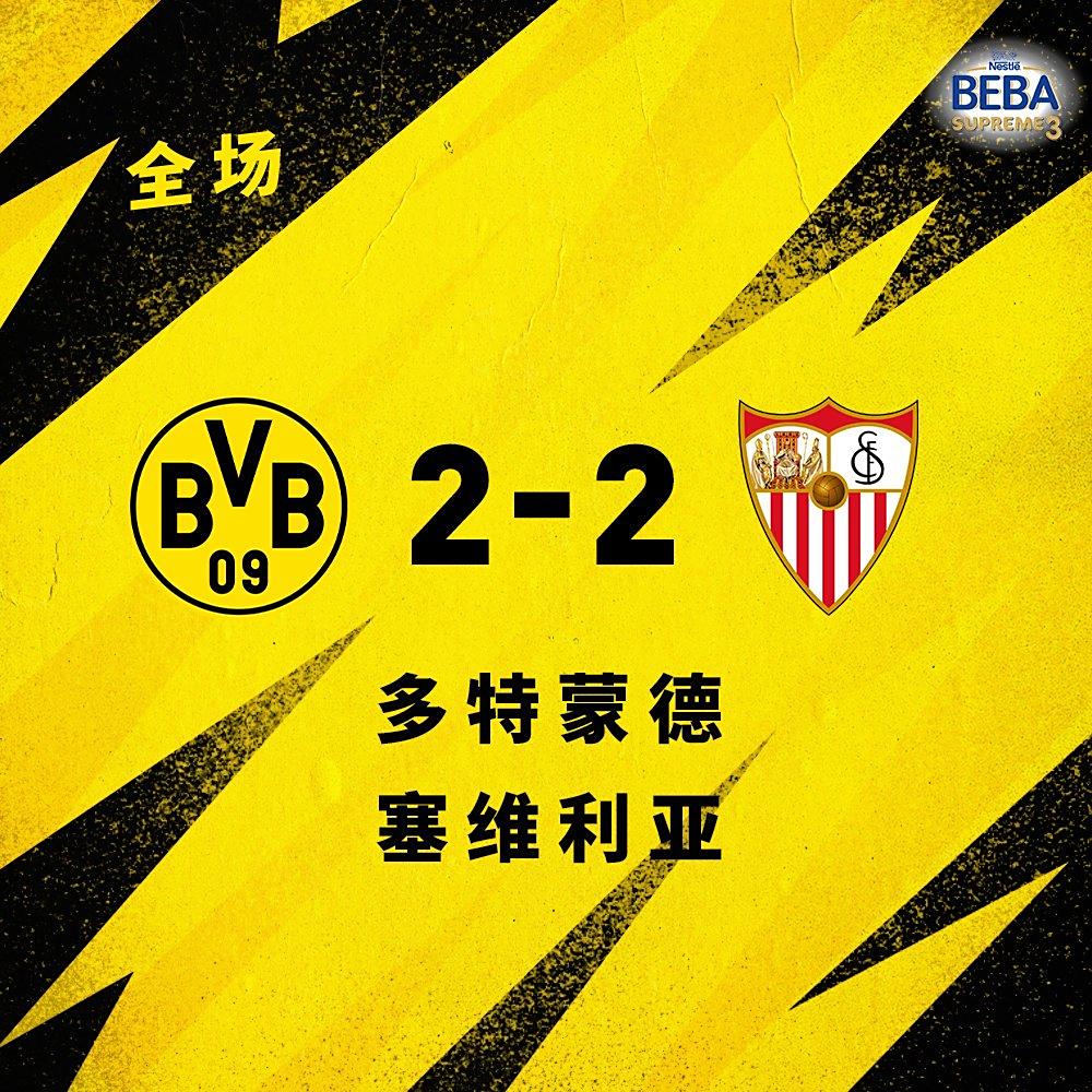 欧冠-哈兰德造4球!多特4-1塞维利亚领先晋级 欧冠-哈兰德造4球!多特4-1塞维利亚领先晋级